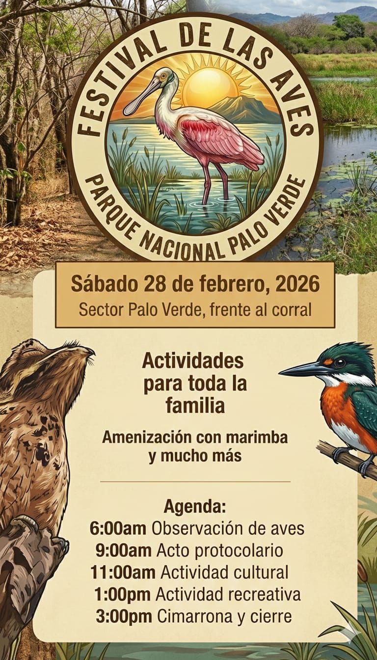 Festival de las Aves – Parque Nacional Palo Verde 2026